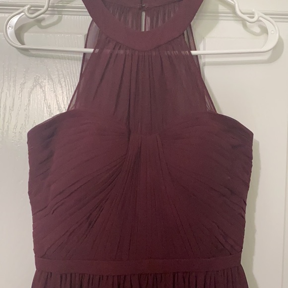 Burgundy wedding guest/ bridesmaid dress - Picture 3 of 6
